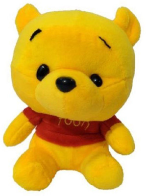 

skky bell premium quality cute Pooh Soft Toy Winnie for kids (15 cm) - 15 cm(yellow)
