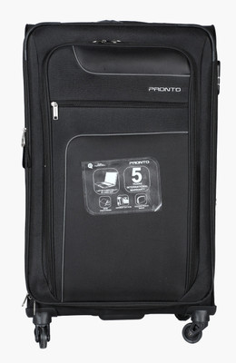 

Pronto New Yorker SP Soft Trolley 78 cm (Black) Expandable Check-in Luggage - 32 inch(Black)