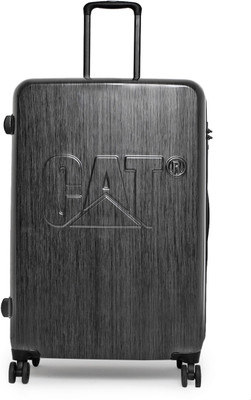 

CAT Cargo CAT D ABS/PC 92 Liters Brushed Steel Hard Sided Suitcase Check-in Luggage -  inch(Grey