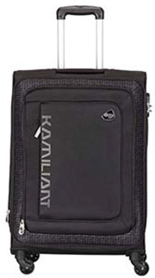 

Kamiliant Masai 58 cm Soft Trolley (Black) Expandable Cabin Luggage -  inch(Black