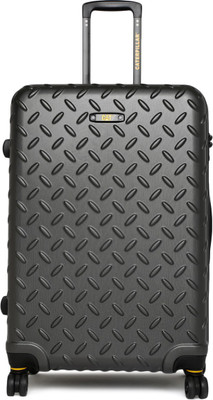 

CAT Cargo Industrial Plate ABS 92 Liters Hard Sided Suitcase Check-in Luggage -  inch(Grey