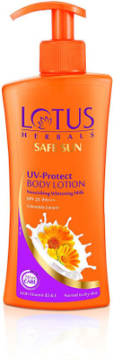 

LOTUS HERBAL SAFE SUN UV PROTECT BODY LOTION - SPF 25 PA+++(250 ml)