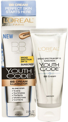 

L'Oreal New Youth Code BB Cream Illuminator Sunscreen (75ml) - SPF 15 PA+(75 ml)