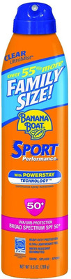 

Banana Boat Ultra Mist Sport Performance Broad Spectrum Sun Care Sunscreen Spray - SPF 50 PA+ - SPF 50 PA+(269 g)