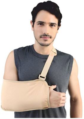 

Ns & Skyson Pouch Arm Sling Whit Thumb Support Hand Support(Beige, Skin