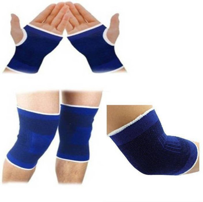 

N.VCOMMUNICATION24X7 COMBO PALM KNEE ELBOW SUPPORT Palm, Elbow & Ankle Support(Blue