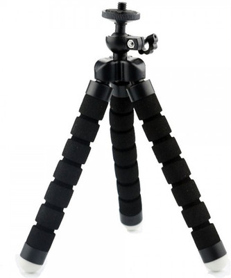 

fleejost Flexible Octopus Foldable Mini Tripod Tripod Kit(Black, Blue, White, Supports Up to 400 g)