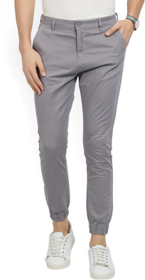 HIGHLANDER Slim Fit Men Grey Trousers