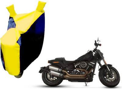 AUTO PEARL Two Wheeler Cover for Harley Davidson(Diavel, Yellow, Blue)