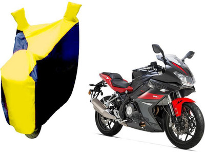 AUTO PEARL Two Wheeler Cover for DSK Benelli(GS, Yellow, Blue)