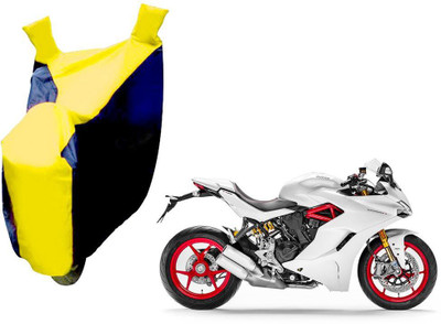 AUTO PEARL Two Wheeler Cover for Ducati(SS, Yellow, Blue)