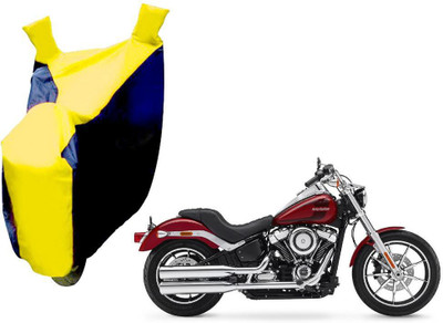 AUTO PEARL Two Wheeler Cover for Harley Davidson(Diavel, Yellow, Blue)
