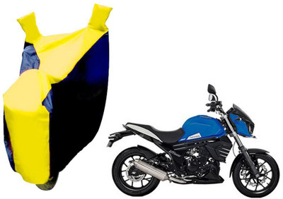 AUTO PEARL Two Wheeler Cover for Mahindra(Mojo, Yellow, Blue)