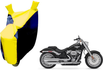 AUTO PEARL Two Wheeler Cover for Harley Davidson(Diavel, Yellow, Blue)