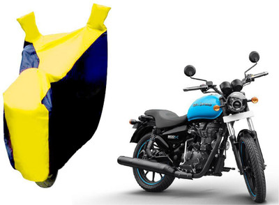 AUTO PEARL Two Wheeler Cover for Royal Enfield(Thunderbird 500, Yellow, Blue)