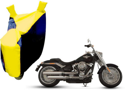 AUTO PEARL Two Wheeler Cover for Harley Davidson(Diavel, Yellow, Blue)