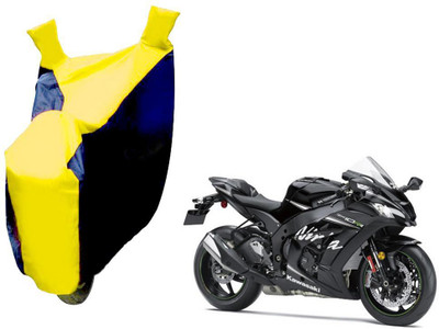 AUTO PEARL Two Wheeler Cover for Kawasaki(Ninja, Yellow, Blue)