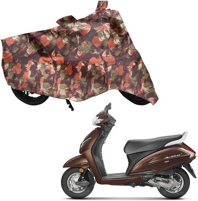 AUTO PEARL Two Wheeler Cover for Honda(Activa, Green, Orange)
