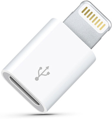 

SEGGO 8 Pin Lighting Male To Micro-USB Female Converter Sync & Charge USB Adapter(White)