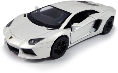 

Jack Royal Diecast silver Aventador lamborghini metal car(Silver)