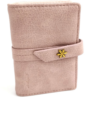 

PRIYANKA COLLECTIONS Girls Pink Genuine Leather Card Holder(20 Card Slots), Multicolor