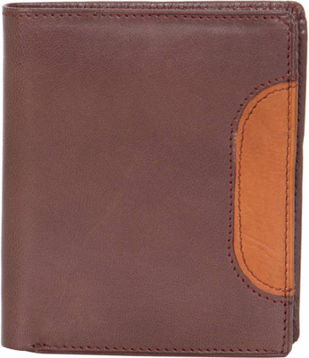 

NIZAMI CORPORATION Boys Brown Genuine Leather Wallet(9 Card Slots)