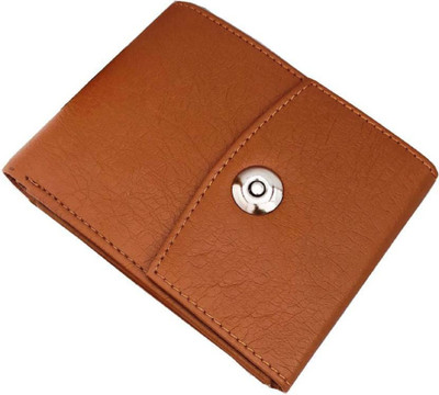 

Just Leather Men Tan Artificial Leather Wallet(6 Card Slots)