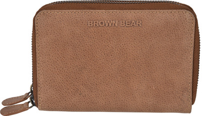 

BROWN BEAR Men Casual Beige Genuine Leather Wallet(1 Card Slot), Camel