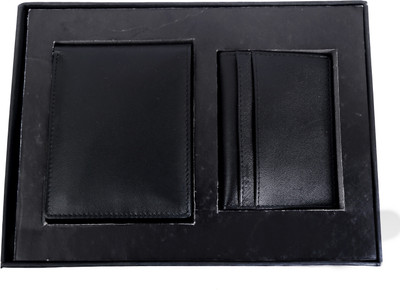 

ZACHARIAS Men Black Genuine Leather Wallet(3 Card Slots)