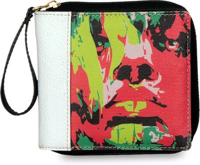 

Paul Adams Women Multicolor Canvas Wallet(3 Card Slots), Multi color
