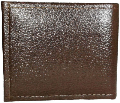 

divya india Boys Brown Genuine Leather Wallet(5 Card Slots)