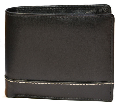 

WildTouch Men Black Genuine Leather Wallet(7 Card Slots)