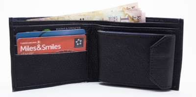 

Nietz Men Black Artificial Leather Wallet(14 Card Slots)