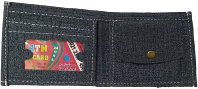 

Shri Laxmi Men Blue Denim Wallet(5 Card Slots)