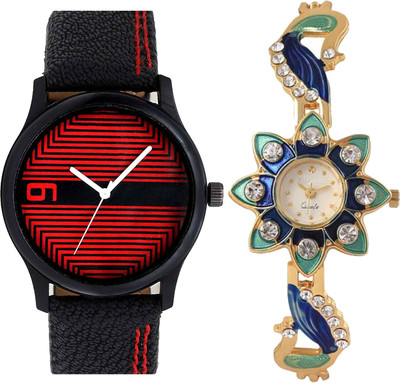 OpenDeal Combo Pack 2 Best Designer Charming Attractive Style Watch For Men & Women ODSUNGTW01R Watch - For Boys & Girls