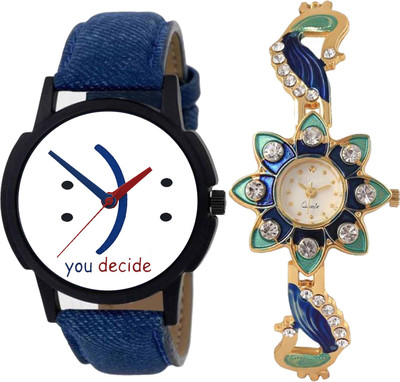 

OpenDeal Combo Pack 2 Best Designer Charming Attractive Style Watch For Men & Women ODSUNG14 Watch - For Boys & Girls