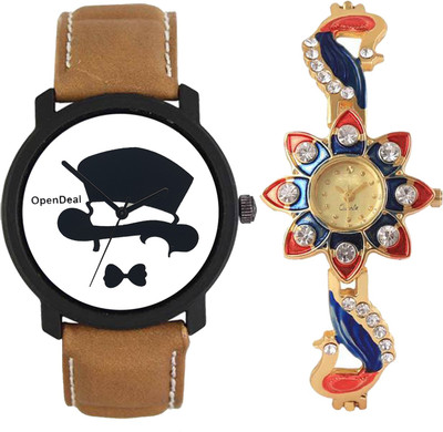 

OpenDeal Combo Pack 2 Best Designer Charming Attractive Style Watch For Men & Women ODSUN18BOO Watch - For Boys & Girls
