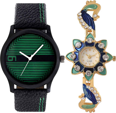 

OpenDeal Combo Pack 2 Best Designer Charming Attractive Style Watch For Men & Women ODSUNGTW01G Watch - For Boys & Girls