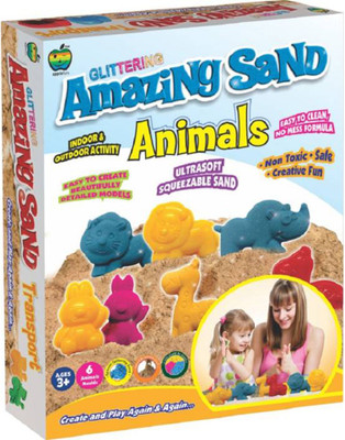 

kidoz kingdom APPLEFUN GLITTERING AMAZING SAND ANIMAL