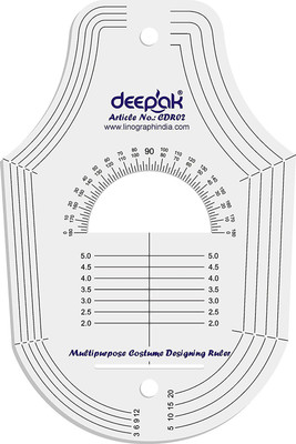 

LINOGRAPH CDR02 MULTIPURPOSE COSTUME DESIGN RULER