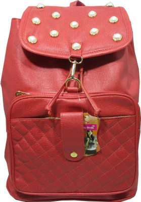 

Rahmanbags Stylish backpack for girls. 24 L Backpack(Maroon)