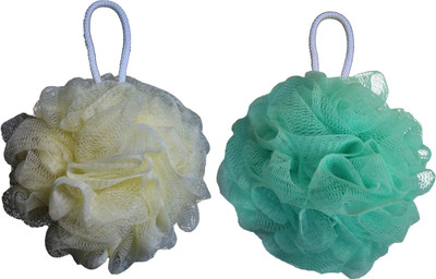 

Cion Bath Sponge (Green & Yellow, Pack of 2)