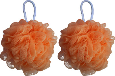 

Cion Bath Sponge (Orange, Pack of 2)