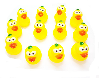 

TALKING GANESHA CHU CHU SET Bath Toys for babies Non Toxic (12 WATER DUCKS) Bath Toy(Multicolor)