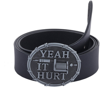 

Sri Men Casual Black Genuine Leather Belt