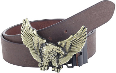 

Sri Men Casual Brown Genuine Leather Belt