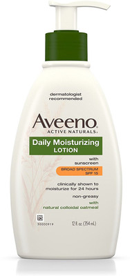 

Aveeno Daily Moisturizing Body Lotion With SPF 15(354 ml)