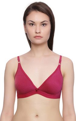 LIBRA Women T-Shirt Non Padded Bra(Maroon)
