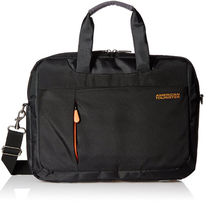 

American Tourister Activair Polyester 21 Ltrs Black Laptop Backpack (56T (0) 09 008) Medium Briefcase - For Men & Women(Black)