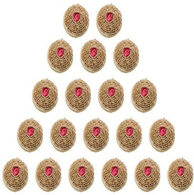 

Fabric and Lace BT022D Metal Buttons(Pack of 20)